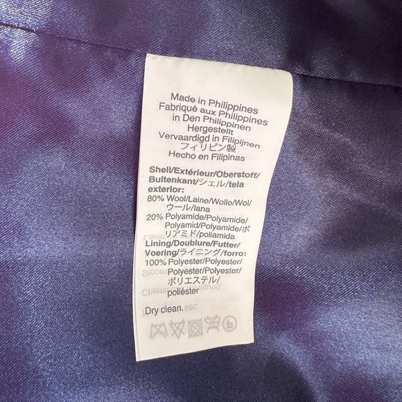 J. Crew Women’s Cocoon coat in Italian stadium-cloth wool blend size 4 Fushia - Picture 8 of 9